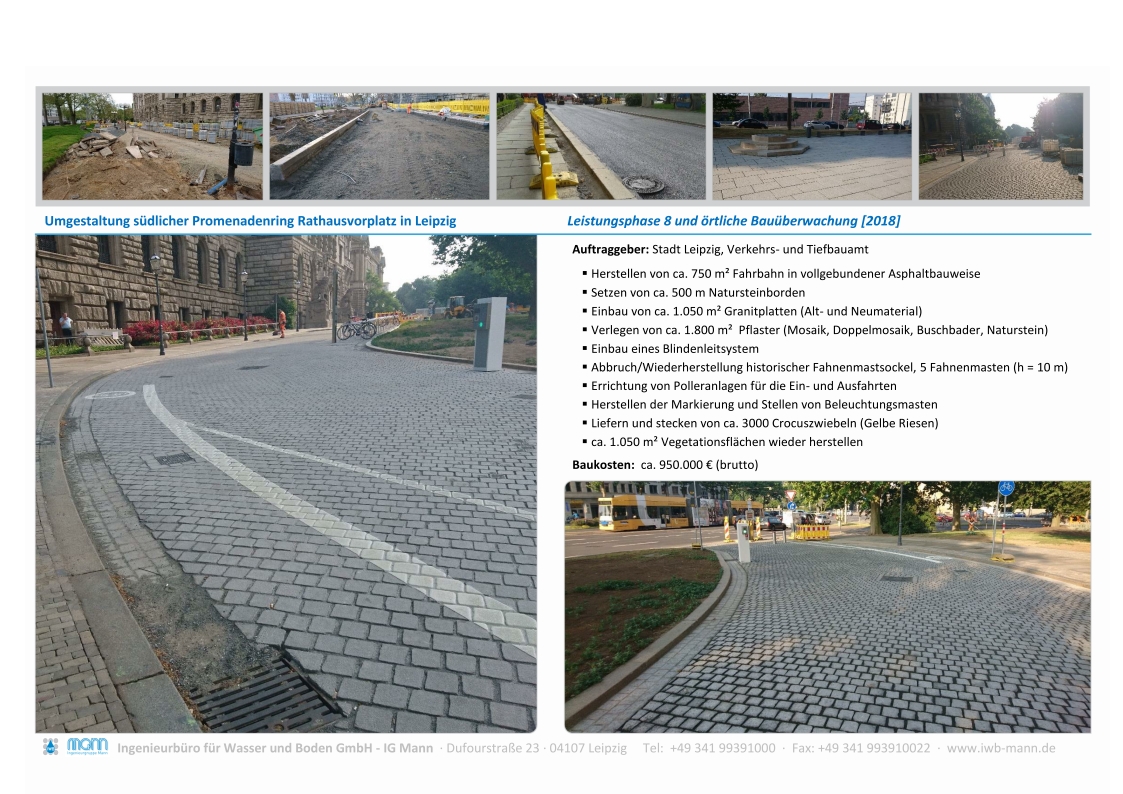  Umgestaltung südlicher Promenadenring Rathausvorplatz in Leipzig - Stadt Leipzig, Verkehrs- und Tiefbauamt [2019]
